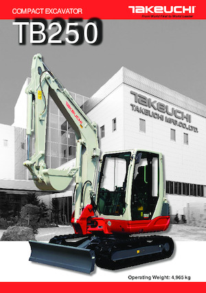 Mini Pelles Takeuchi TB 250