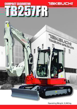 Mini Pelles Takeuchi TB 257 FR