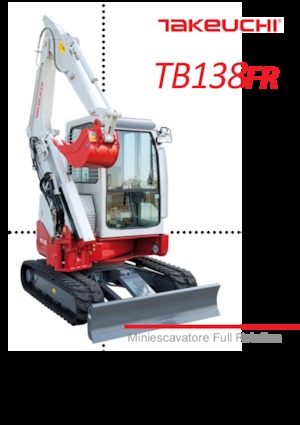 Mini Pelles Takeuchi TB 138 FR