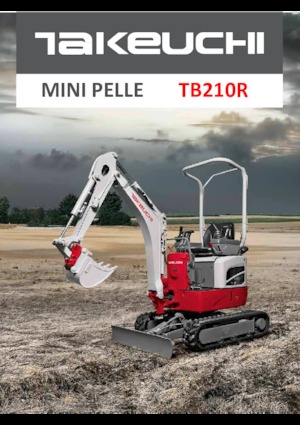 Mini Pelles Takeuchi TB 210 R