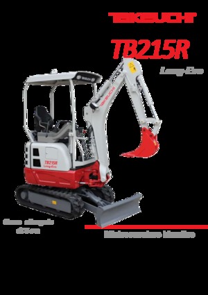 Mini Pelles Takeuchi TB 215 R