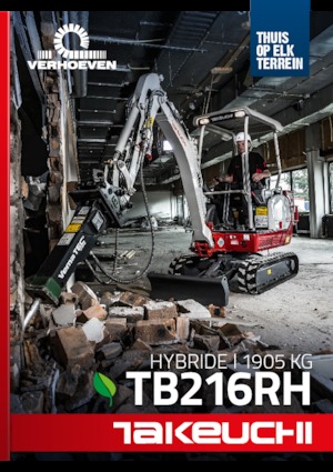Mini Pelles Takeuchi TB 216 Hybrid