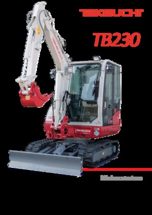 Mini Pelles Takeuchi TB 230