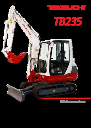 Mini Pelles Takeuchi TB 235