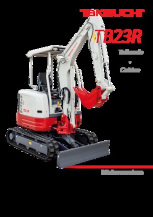 Mini Pelles Takeuchi TB 23 R
