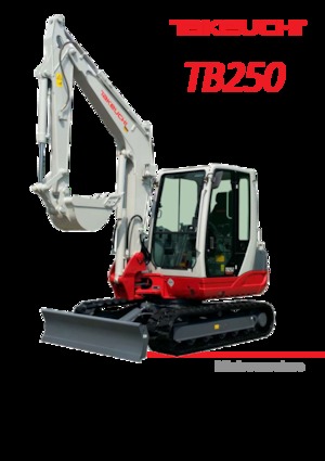 Mini Pelles Takeuchi TB 250