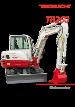 Mini Pelles Takeuchi TB 260