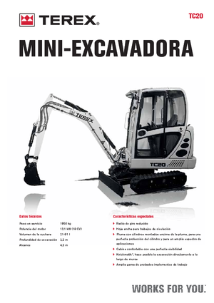 Mini Pelles Terex TC 20