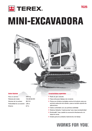 Mini Pelles Terex TC 25