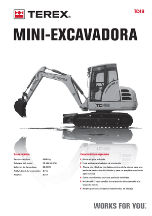 Mini Pelles Terex TC 48