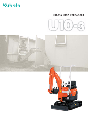 Mini Pelles Kubota U10-3 G