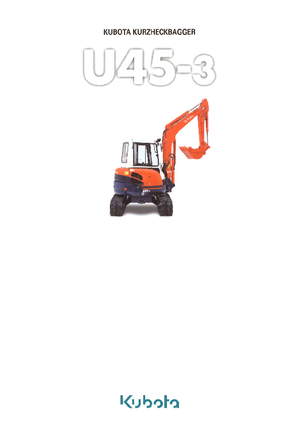 Mini Pelles Kubota U45-3 G