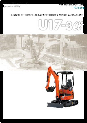 Mini Pelles Kubota U17-3a