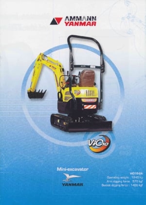 Mini Pelles Yanmar VIO 10-2 A