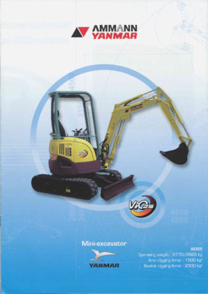 Mini Pelles Yanmar VIO 25