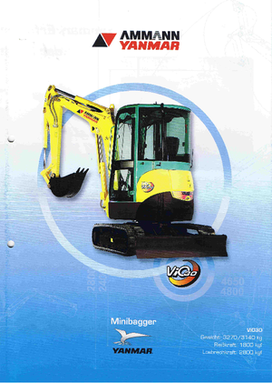 Mini Pelles Yanmar VIO 30