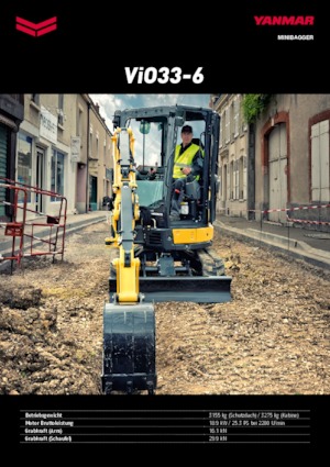 Mini Pelles Yanmar VIO 33-6 PR