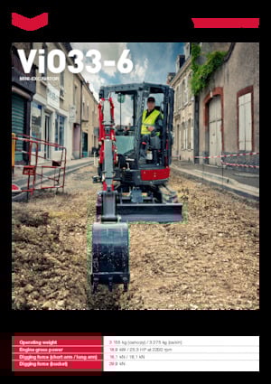 Mini Pelles Yanmar ViO33-6 