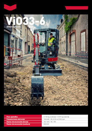 Mini Pelles Yanmar ViO33-6 