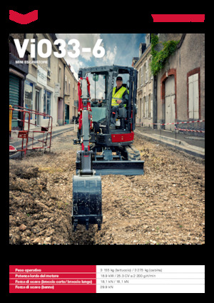 Mini Pelles Yanmar ViO33-6 