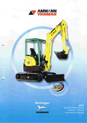 Mini Pelles Yanmar VIO 35