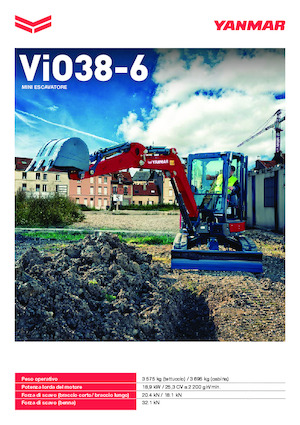 Mini Pelles Yanmar ViO38-6 