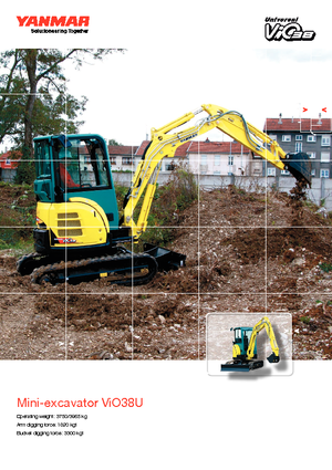 Mini Pelles Yanmar VIO 38 U