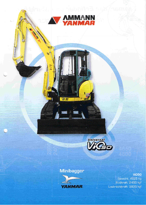 Mini Pelles Yanmar VIO 50 Univ