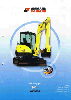 Mini Pelles Yanmar VIO 55