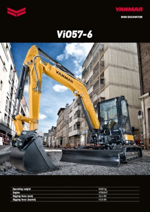 Mini Pelles Yanmar VIO 57-6 ACR