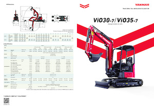 Mini Pelles Yanmar Vio30-7 