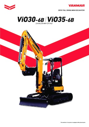 Mini Pelles Yanmar Vio30-6B 