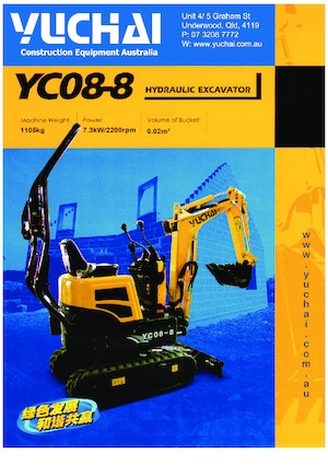 Mini Pelles Yuchai YC08-8
