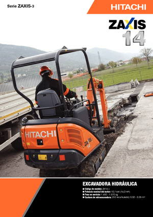 Mini Pelles Hitachi ZX 14-3