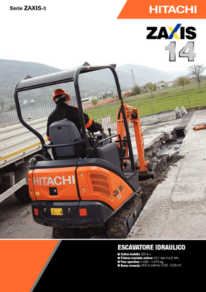 Mini Pelles Hitachi ZX 14-3