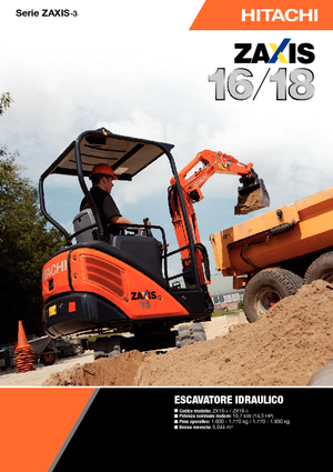 Mini Pelles Hitachi ZX 18-3