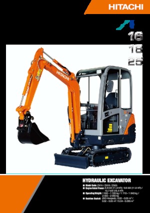 Mini Pelles Hitachi ZX 25