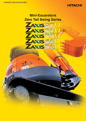 Mini Pelles Hitachi ZX 27 U-2