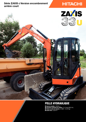 Mini Pelles Hitachi ZX 33 U 3