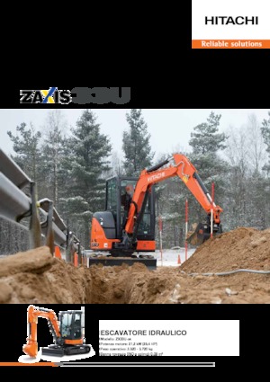 Mini Pelles Hitachi ZX33U-5A