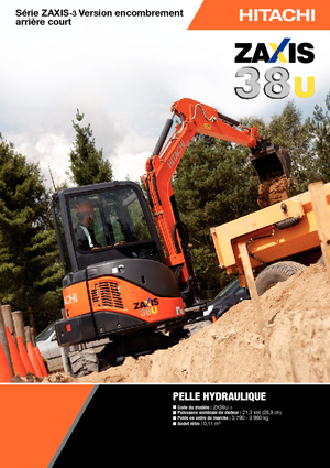 Mini Pelles Hitachi ZX 38 U 3
