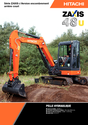 Mini Pelles Hitachi ZX 48 U 3