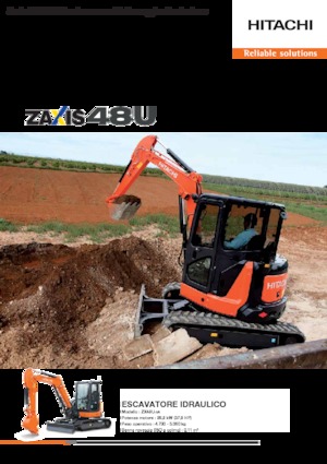 Mini Pelles Hitachi ZX48U-5A