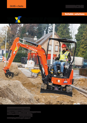 Mini Pelles Hitachi ZX17U-6