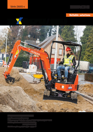 Mini Pelles Hitachi ZX17U-6