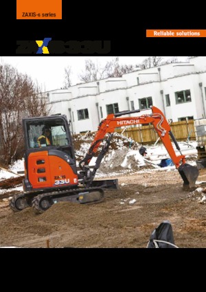 Mini Pelles Hitachi ZX33U-6