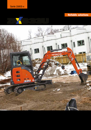 Mini Pelles Hitachi ZX33U-6