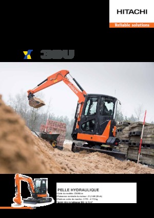 Mini Pelles Hitachi ZX38U-5A
