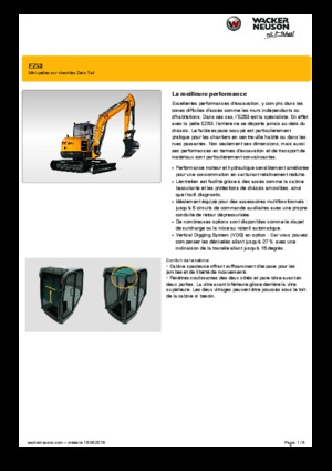 Mini Pelles Wacker Neuson EZ53