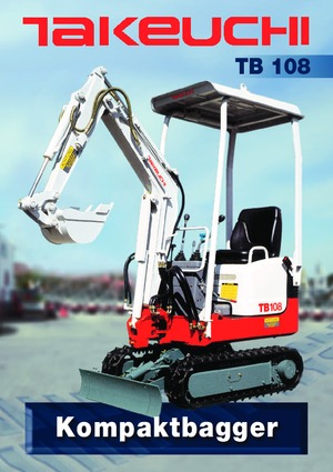 Mini Pelles Takeuchi TB 108 Hybrid